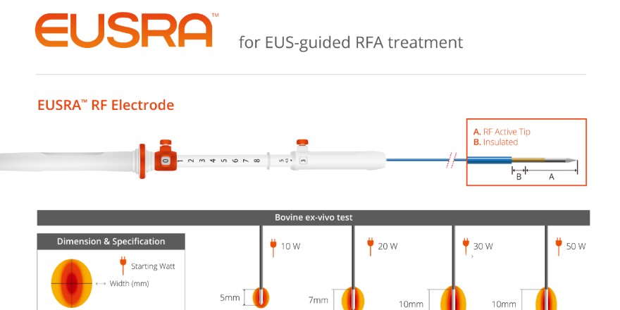 EUSRA for EUS-guided RFA treatment - Reimbursement in Belgium from April 2024